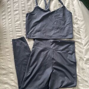 Abercrombie & Fitch Women's Blue Leggings Set